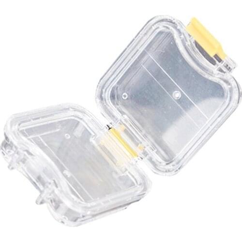 50Pcs Denture Storage Box Plastic Denture Tooth Box With Film Membrane Tooth Box
