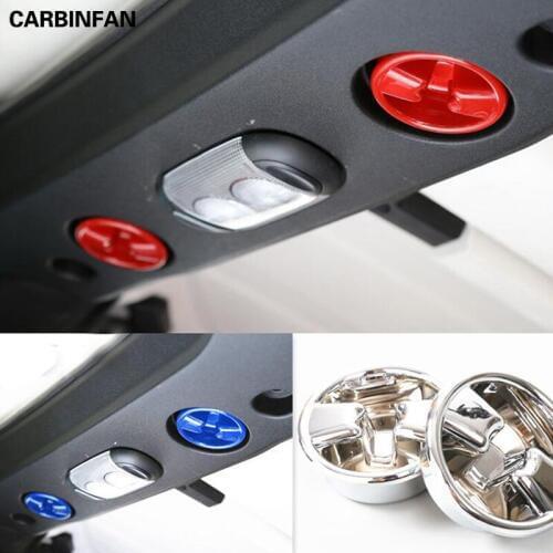 Accessories Car Styling ABS Car Roof Top Knob Switch Button Cover For Jeep Wrangler JK 2007 Up Car Interior Decoration