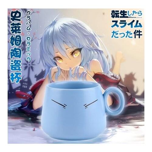 Anime Tensei Shitara Slime Datta Ken Rimuru Tempest Ceramic Coffee Cartoon Water Mug Cup Japanese Gold Stamping Creative Gifts
