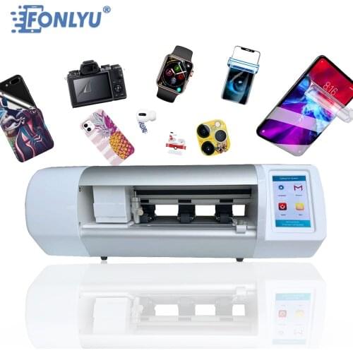 T438 FONLYU Auto Film Cutting Machine Smartphone Tablet Screen Protector Back Cover Skin Intelligent Cutting Plotter for DIY Cut