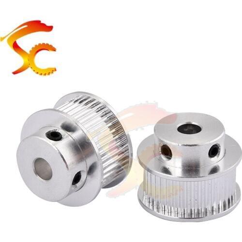 Free shipping 1pcs/lot Alumium GT2 40teeth Timing Pulley Bore 5mm/6.35mm/8mm for Width 9mm/10mm GT2 Belt 2GT pulley (40Teeth)