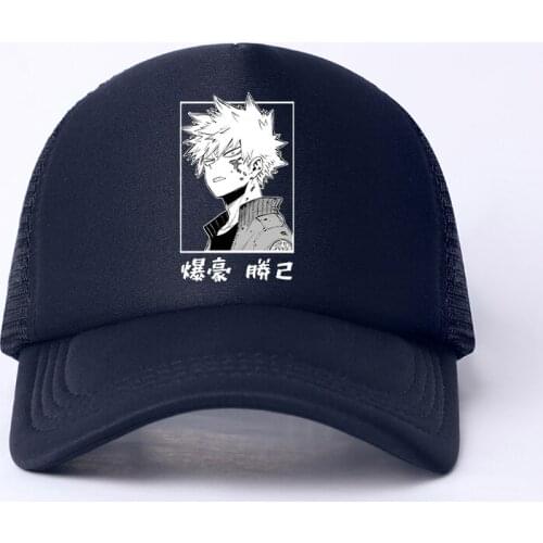 2021 Anime My Hero Academia Green Valley Baseball Cap Mens Womens Hip-hop Dad Mesh Hat Trucker Hat Summer Fashion Cap Dad Hat