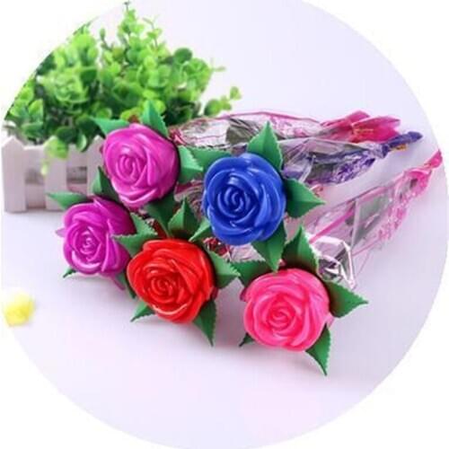 Simulation Roses LED Rose Bouquet Lights Shining Flower Valentines Day Gifts Mothers Day Glowing Gift Wedding Party Decor