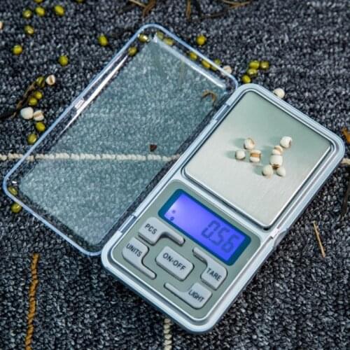 Kitchen Scale Digital Jewelry High Accuracy Backlight LCD Display Mini Pocket Powder Medicine Gram Baking Weigh Kitchen Tools