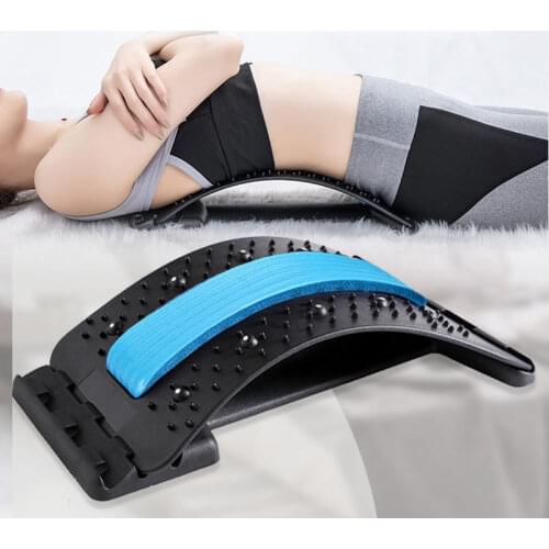 Massageador lumbar stretch back massage equipment Acupuncture and magnetic therapy stretcher fitness equipment neck masajeador