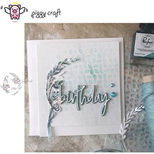 Piggy Craft metal cutting dies cut die mold New 2Pcs Leaf decoration Scrapbook paper craft album card punch knife art cutter die