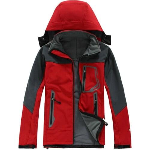 Light version mens outdoor camping mountaineering sports windbreaker soft shell jacket