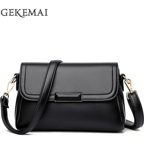 Soild Color Designer New Womens Shoulder Bag Luxury Designer High Quality PU Leather Women Messenger Bags Fashion Ladies Wallet