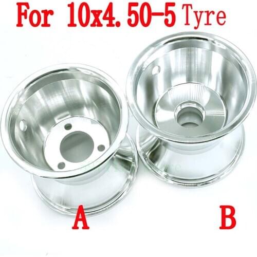 Front Wheel 10x4.50-5 Inch Aluminum Alloy Wheel Go Kart, Drift Car, Competitive Car, Atv, Utv, Excellent Quality