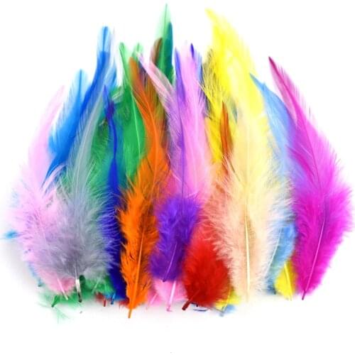 50Pcs Pheasant Feathers Diy Jewelry Decoration Feather for Needlework and Handicrafts Accessories Decorative Crafts Decor Plumes