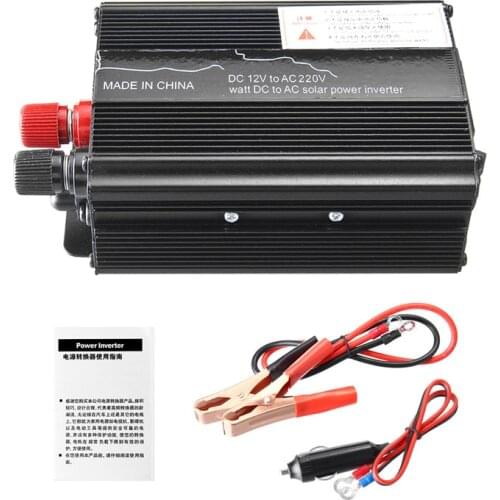 DC 12V To AC 220V Portable Car Power USB Black Inverter Sine Wave Converter Inverter 300-1500W Sine Wave Power inverter