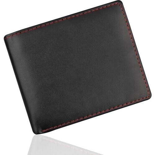 Luxury Leather Wallets Fashion Short Bifold Men Wallet Casual Soild Wallet Men With Coin Pocket Purse Male Wallets