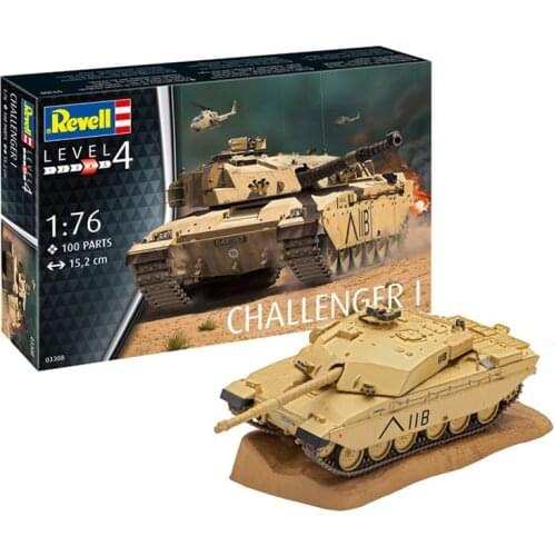 Assembly Model 1/76 British ChallengerI ChallengerI Tank 03308