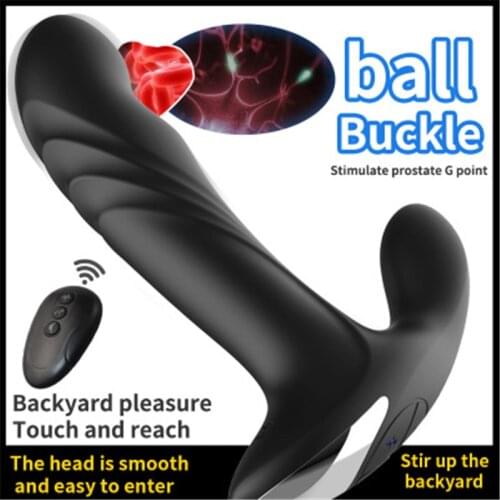 Sexy Anal Vibrator Butt Plug Remote Control Rotating Buckle Prostate Massager Erotic Toys Vibratos For Man Adult Sex Products 18