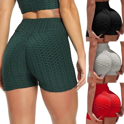 Yoga Shorts Fitness Women High Waist Workout Shorts Hip Push UP Tights Athletic Sport Shorts Running Leggings Women Gym Clothing