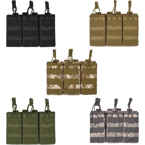 Tactical Molle Triple Package Outdoor Magazine Pouch Tactical Hunting Holster Bags Military Army Vest Accessories Bag