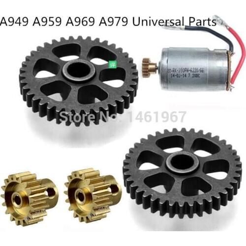 Wltoys A949 Metal Reduction Gear+motor + motor gear for Wltoys A949 A959 A969 A979 K929 1/18 Rc Car Part