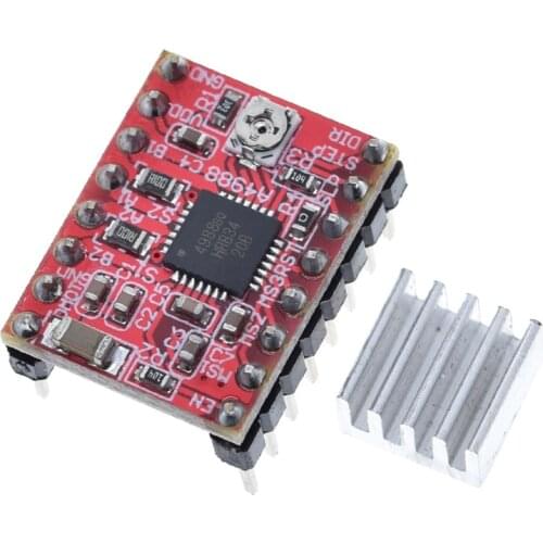 3D Printer Parts StepStick A4988 DRV8825 Stepper Motor Driver With Heat sink Carrier Reprap RAMPS 1.4