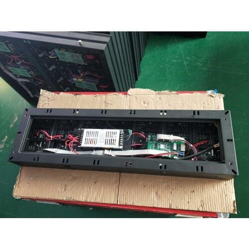 P4 Iron cabinets 256*896mm indoor full colour led screen for indoor led display Shopping Center advertising board