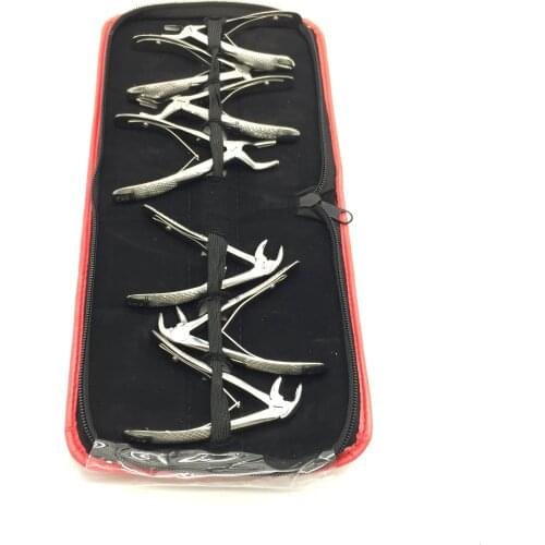 Stainless Steel Dentisty Tools 10 Pairs Tooth Extracting Forceps Dental Surgical Extraction Pliers for Adults