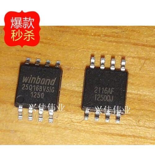 10PCS New original authentic W25Q16BVSSIG 25Q16BVSIG SOP8