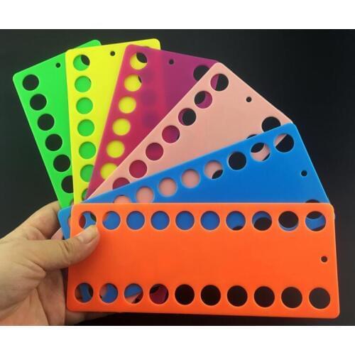 10pcs random color big hole thread pad plastic floss organizer plate sheet for cross x stitching sewing DIY craft