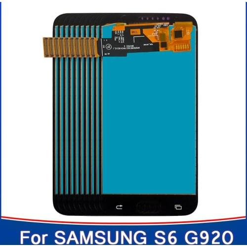 10PCS Test For Samsung Galaxy S6 G920 SM-G920F G920F G920FD Lcd Display Touch Screen Assesmbly Replace For Samsung S6 G920 Lcds