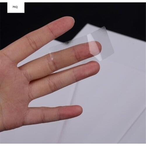 1000pcs Transparent Labels Rectangle PVC Scrapbooking Labels Seal Sticker DIY Self-Adhesive Gift Sealing clear plastic Sticker