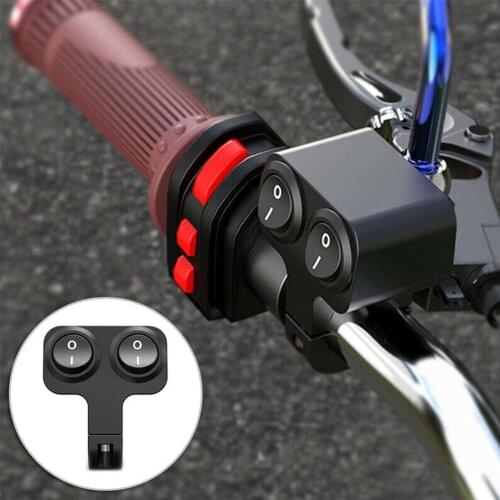 12V Motorcycle ATV Bike Handlebar Headlight Fog Light Horn Dual Buttons Switch Drop shipping