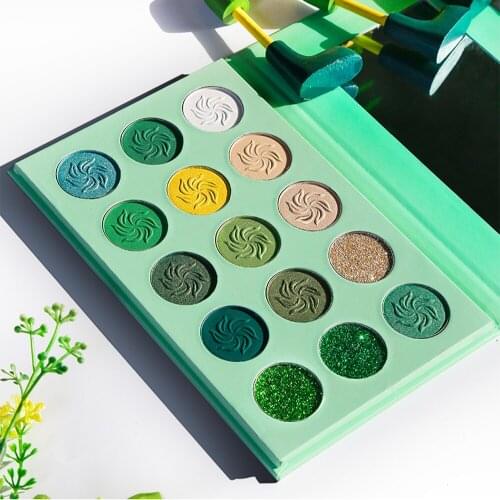 15 Colors Four Seasons Makeup Eyeshadow Palette Private Label Customized Earth Matte Pearl Powder Fine High Pigmented Eye Shadow