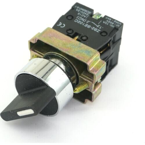 2 Position Momentary 1 Normal Open Select Selector Switch Replacement Fits XB2BD41C