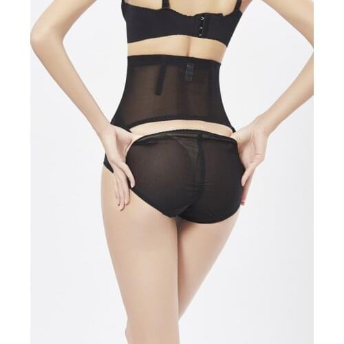 2PCS Women High Waist Pantie Breathable Body Shaper lingerie panty shapers Lifter Tummy Control Waist Shaping Slimming Shapewear