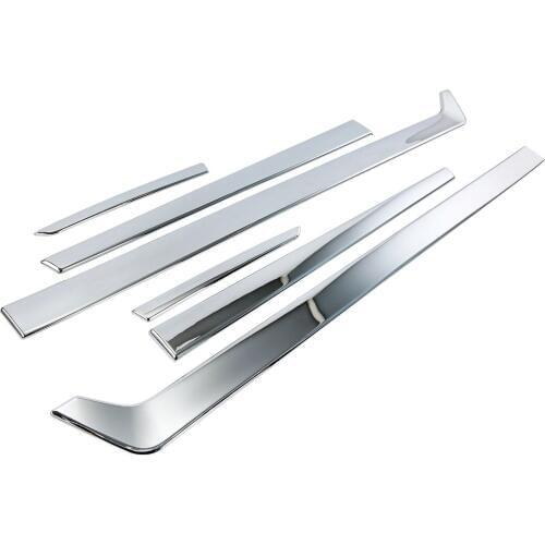 6PCS Side Door Body Molding Cover Trim Decoration Protector Accessories Fit For Honda CR-V CRV 5th 2017 2018 2019