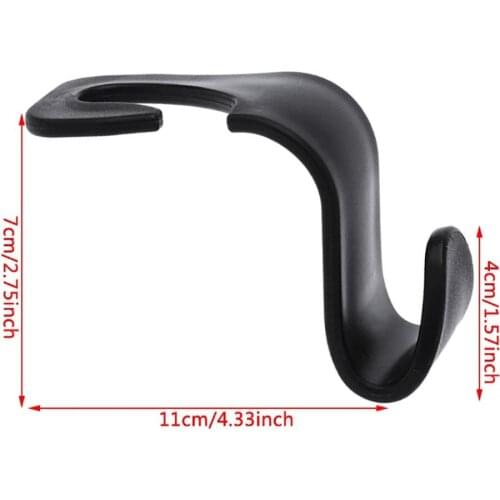Car Organizer Storage Holder Car Seat Back Hook For Bags Car Clips Hidden Vehicle For Shopping Headr Hanger Accessories Bag L4G5