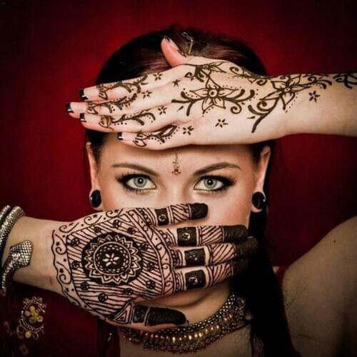 Black Henna Cones Indian Henna Tattoo Paste Waterproof Body For Temporary Cones Tattoo Mehndi 25g Henna Paint Body Art Stic U6Q0