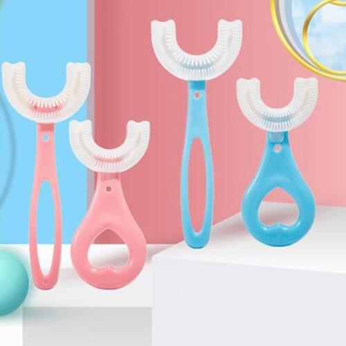 Baby Toothbrush Children Teeth Oral Care Brush Handy And Simple Silicone Baby Toothbrush