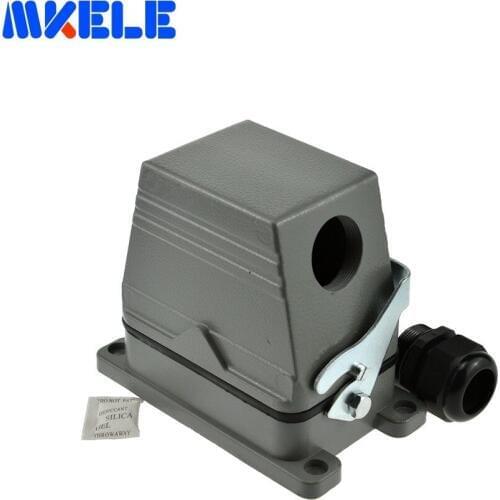 MK-HE-048-1 48 Pins Rectangular Socket Harting Connector Multiple 1-24PIN And 25-48pin Heavy Duty Connector