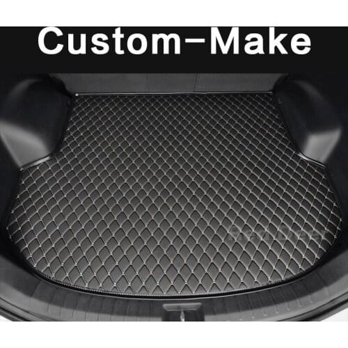 Custom fit car trunk mat for Audi A1 8X S1 sportback all weather high quality car-styling cargo boot carpet rug liner