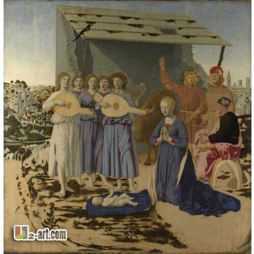 Canvas Prints (Piero della Francesca) Free Shipping modern art print classic canvas painting for sale Religion-397 (24*24 inch)