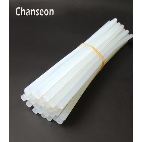 Chanseon 20pcs/lot 7mm X 270mm Hot Melt Glue Sticks for Heat Glue Gun DIY High Viscosity Adhesive Glue Stick Repair Tool