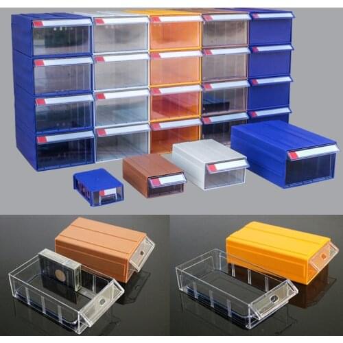 Plastic Cabinet Combination Drawer Small Items Parts Tools Storage Box Building Block Material Box Household Storage Box