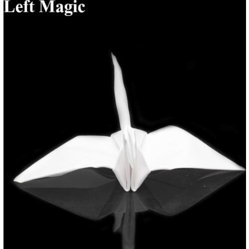 Crane Magic (Origami Magic) Magic Trick Paper Crane Close Up Magic Props Street Accessories Mentalism