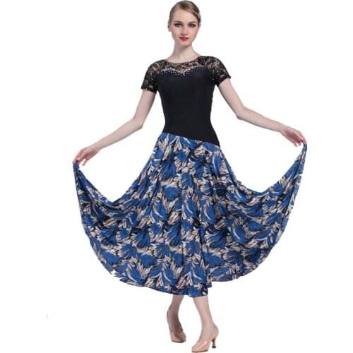 M-1704 Modem dance practice ballroom dance dresses women adult national standard performance ballroom training dress for sale