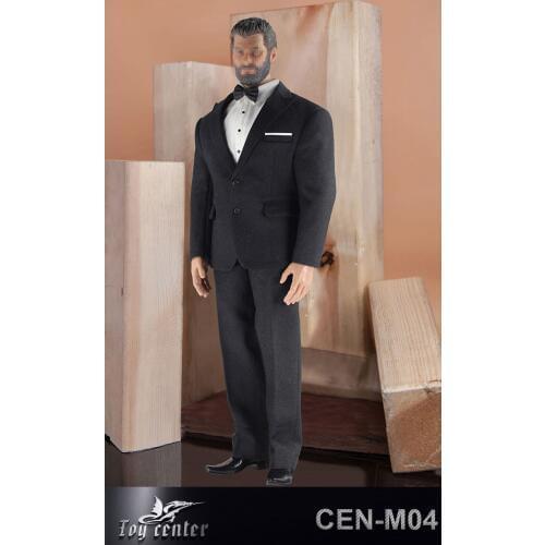 1/6 Soldier Model British Gentleman Suit with shirt belt and leather shoes For Muscular BODY Action Figure DOLL