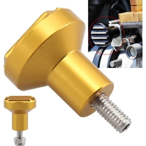 Motorcycle Fluted Carburetor Choke Knob For Triumph Bonneville Scrambler Thruxton 900 2008 - 2015 motobike parts