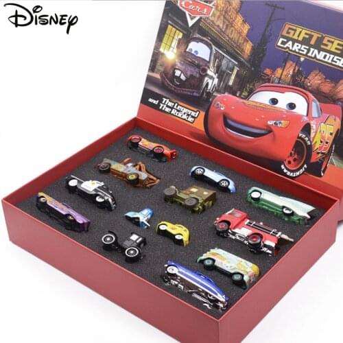 1:55 Disney Pixar Cars 3 Metal Diecast Car Model Toy Set Jackson Mack Lightning McQueen Uncle Truck Boy car Toys Gift