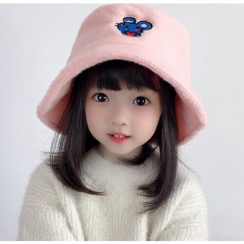 Cute Cartoon Fishermans Hats Unisex Foldable Panama Autumn Winter Thick Cap Sunscreen Casual Bucket Hat New Outdoor Beach Caps