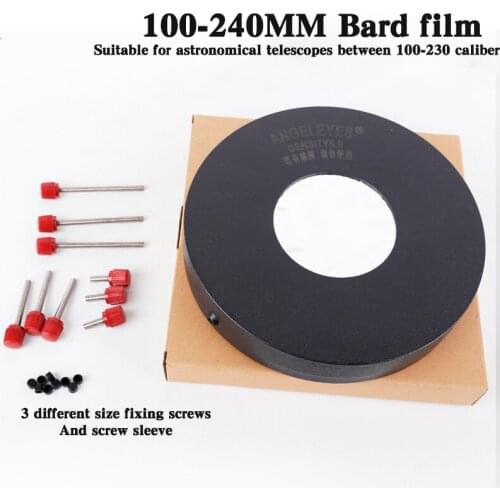 Adjustable 100-240mm Diameter Solar Filter Sun Film Membrane 5.0 Density Astro Telescope Bard Film Baader Planetarium Astrosolar