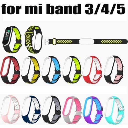 Mi Band 4 5 6 Wrist Strap for Xiaomi Mi Band 4 NFC Silicone Wristband Bracelet Mi4 Smart Watches Miband4 Accessories Sport Strap