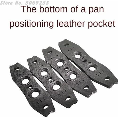 20Pcs Catapult Microfiber Leather Bags Slingshot Flat Rubber Band Leather Pocket Used For Hunting Slingshot 2 mm Thickness